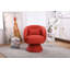 Fauteuil d'appoint pivotant, fauteuil demi-tonneau rond