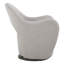 Chaise pivotante en tissu Trayalla