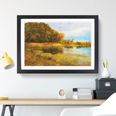 Forest and Lake Vol.3 - Framed Print