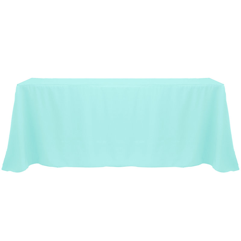 Nappe de couleur unie Solee, 108 po x 156 po, 3, Aqua