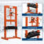 Presse d'atelier hydraulique 6 T / 12 T / 20 T - Presse à cadre en H robuste pour le garage avec plaques mobiles, hauteur réglable à 4 positions, capacité de 13 000 lb / 26 000 lb / 44 000 lb et qualité professionnelle