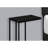Living Room Side Table - Black Metal, Laminate Surface Office , Laminate, Stable