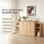 Grand lit escamotable doré avec de grands tiroirs et tablettes de rangement - Solution compacte pour les chambres d'amis et les espaces compacts-447640077
