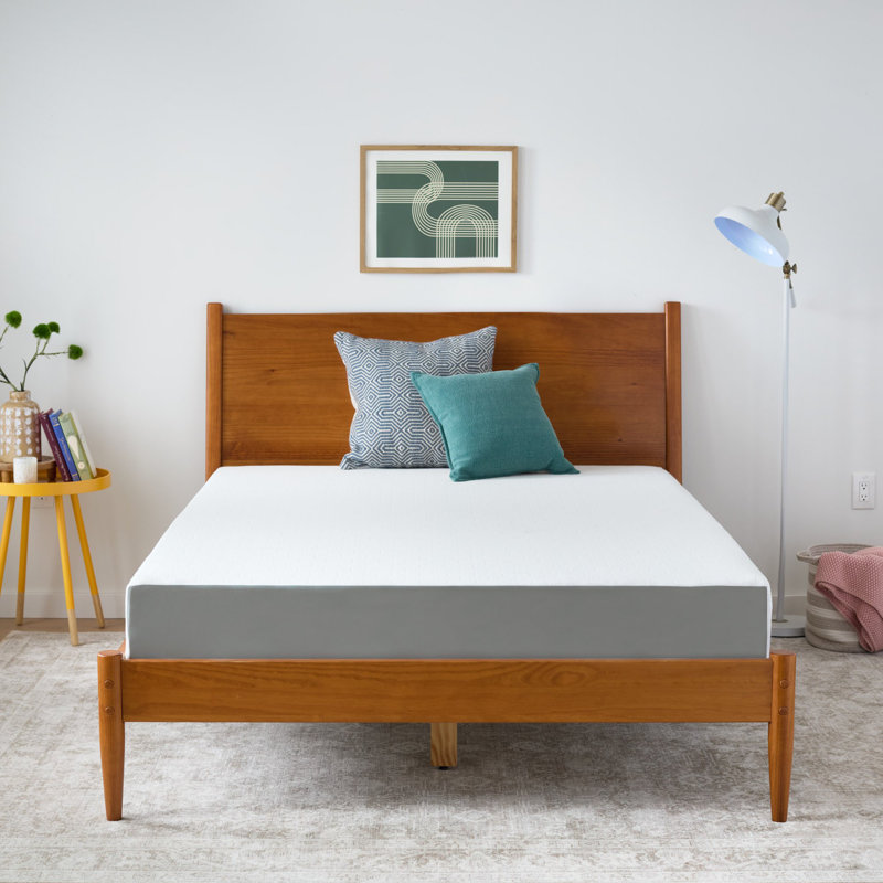 Linenspa® 8” Cooling Gel Memory Foam Mattress with Green Tea Infusion, Medium Feel, Full, Full / Double, 8