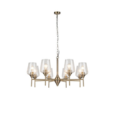 Atifah 3 - Light Shaded Chandelier