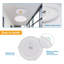 Plastic Semi Flush Mount
