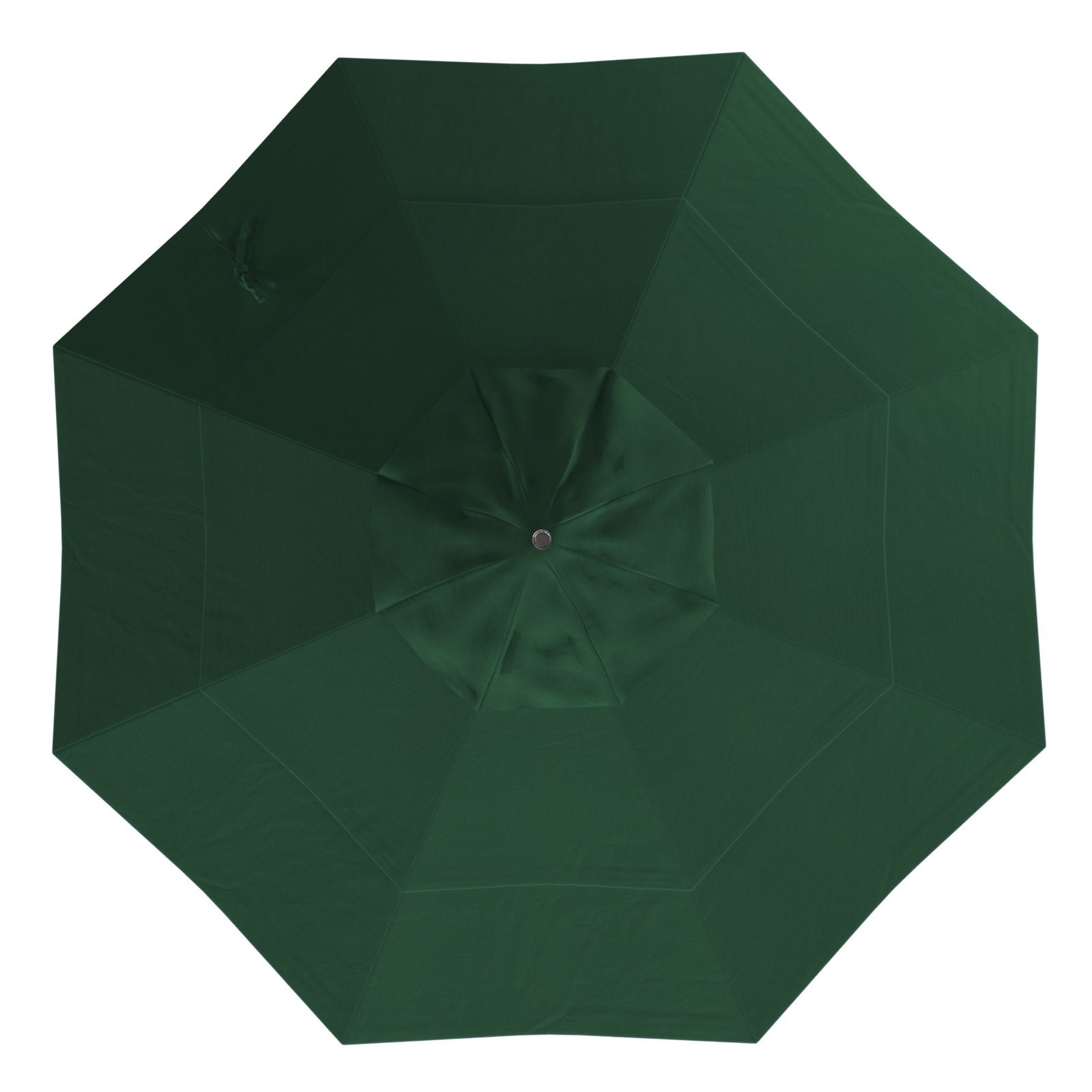 Ohara 132'' Market Umbrella, Hunter Green Performance, Hammertone Gray