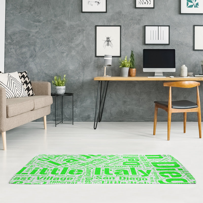 Chenille Indoor Rug, Rectangle 4' x 6'