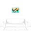 Art sur toile tendue, bleu sarcelle-2025179176
