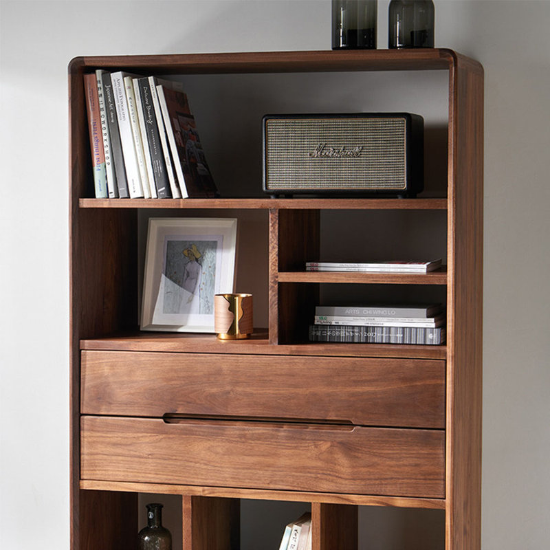 Vitrine simple à grande capacité avec bibliothèque