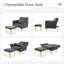 Chaise d'appoint avec repose-pieds-1804166058