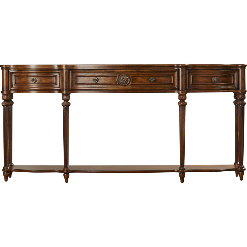 Peyton Console Table, Vintage Oak