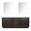 Meuble-lavabo double Shelter et miroirs 28 po-115766990-115766995-115766996