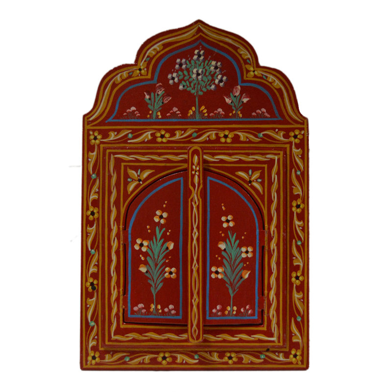 Massena Wood Flat Wall Mirror