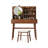 Makeup Vanity with mirror,2 drawers,1 chair