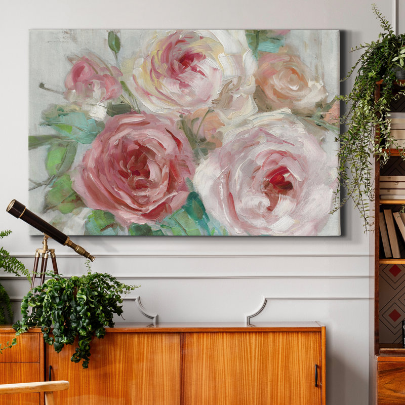 " Cottage Blooms ", 36" H  x 24" W x 1" D