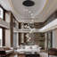 Lustre en cristal noir à 20 niveaux pour escaliers de salon Feinstein-613858850-613858852-613858855