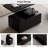 Modern Black Lift Top Coffee Table 4 In 1 With Storage Ottoman Foldable And Casters