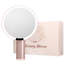 Miroir de maquillage avec lumières à capteur de mouvement et contrôle tactile, 3 modes de couleur, à intensité variable, miroir de coiffeuse HD, miroir lumineux sans fil rechargeable pour coiffeuse et bureau