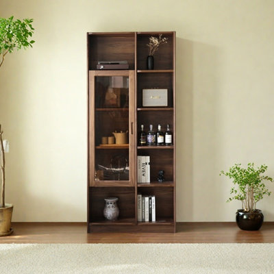 Nordic style living room bookcase