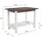 Solid Wood Counter-Height Dining Table, 47.5" Small Kitchen Table-126191226