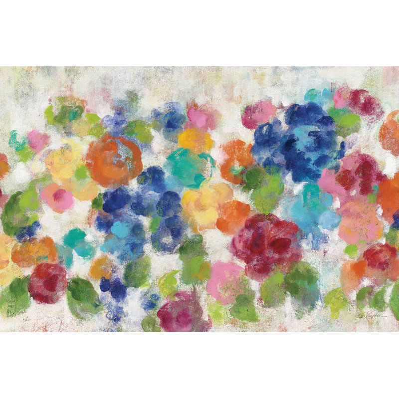 «Hydrangea Bouquet I» par Silvia Vassileva, reproduction d'art sur toile tendue, H 24 po x l 36 po