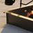 Iron Square Fire Ring, Sturdy Fire Basin Composed Of 4 Parts, Comes With A Screwdriver, Easy Assembly And Disassembly In Minutes. Black.