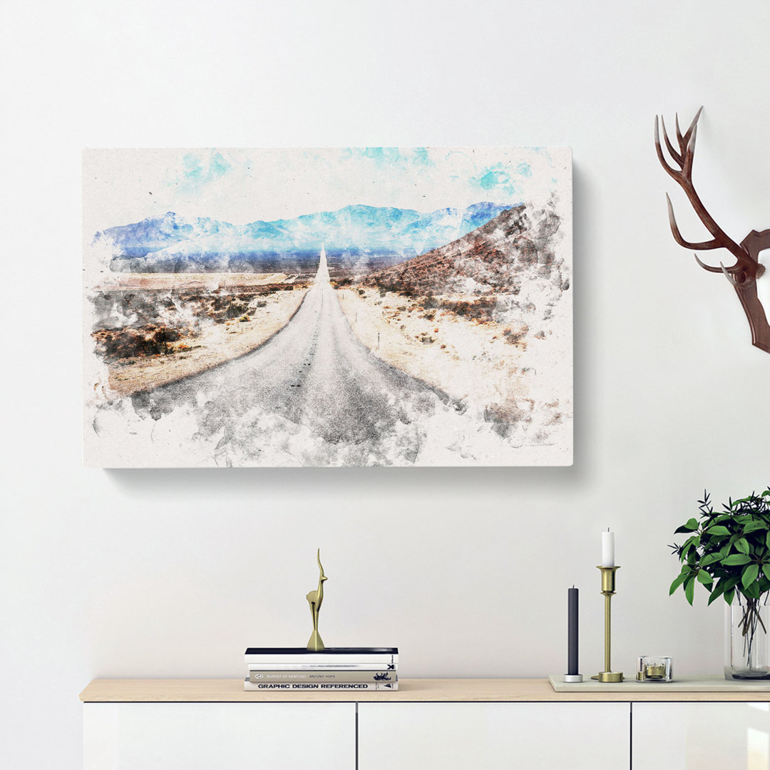 Death Valley In The Mojave Desert - Wrapped Canvas