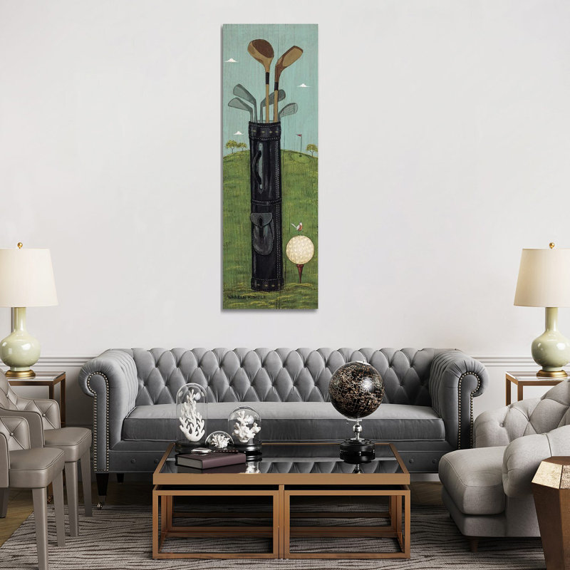 Birdie - Framed Wall Art Print, 72" H x 24" W, Wrapped Canvas, Does Not Apply
