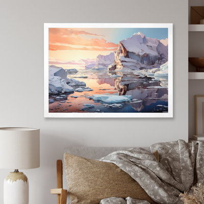 Bardh Antartica Sublime Solitude Mute, reproduction sur toile