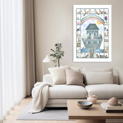 Noah's Ark Abstract Contemporary Wall Art