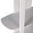  71" Catalina Fluted Wood Etagere, Cream