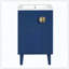 Meuble-lavabo autoportant de style français avec poignées de porte à fermeture en douceur-121100916