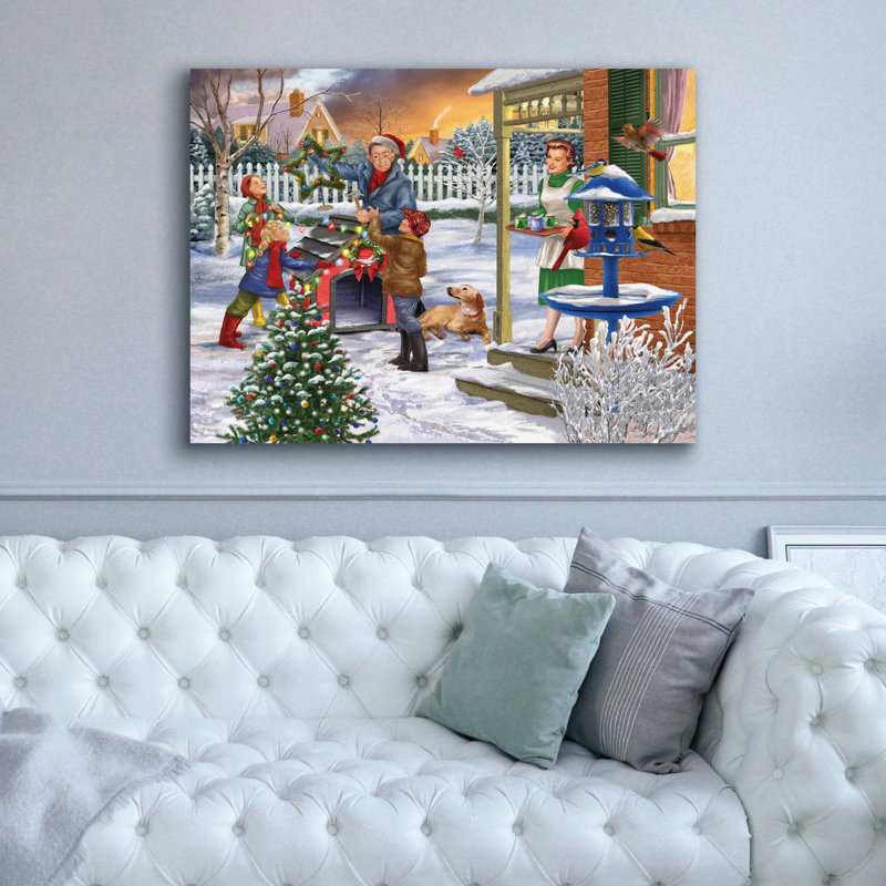 Toile épique Graffiti «Decking The Doghouse» par Bigelow, 24 po x 20 po, H 40 po x l 54 po x P 1,5 po