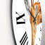Portrait d'une girafe - horloge murale campagnarde-60280763
