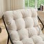 Chaise berçante d'extérieur avec coussin épais-129891670-129891671