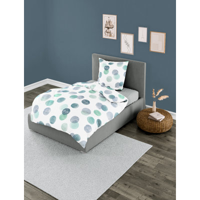 Cotton Dots Duvet Cover Set with Pillow Shams