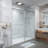 Opal Mirage MCOCOD 60" W X 79" H Double Smooth Sliding Frameless Shower Door with 3/8"(10mm) Clear Glass-111604021