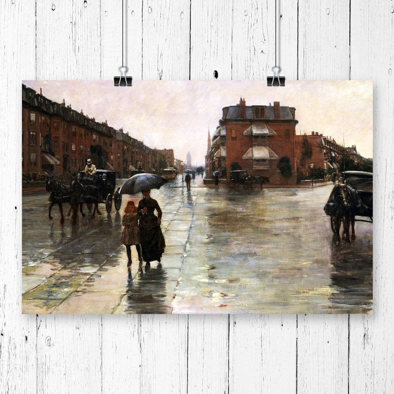 Childe Hassam - No Frame Painting, 42cm H x 59.4cm W