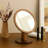 Wood Frame Round Freestanding Mirror