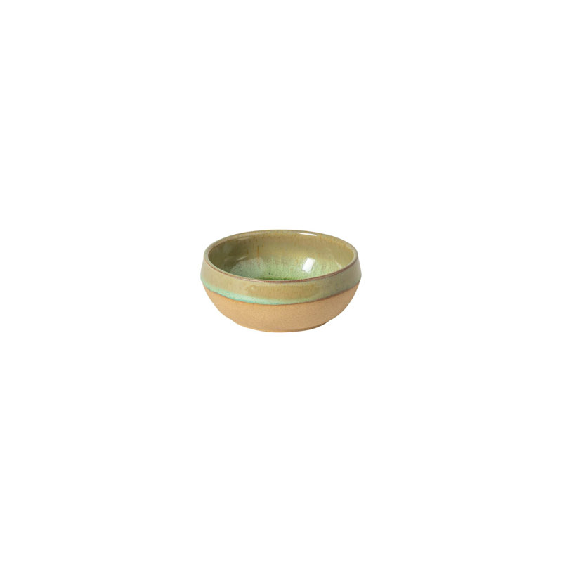 Marrakesh Handmade Stoneware Dessert Bowl, Eucalyptus