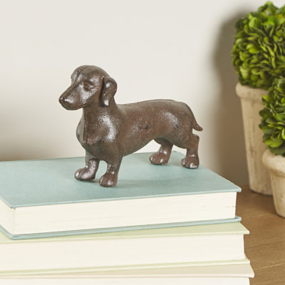 Midkiff Cast Iron Dachshund Dog Figurine