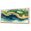 Abstrait parcours de golf «Horizon II», art mural encadré-1238702067-1238702074-1238702076