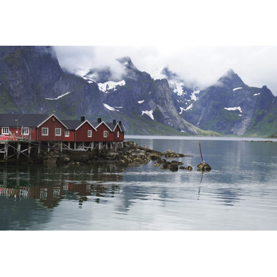 A Beautiful View of The Old Haven of Hamnoy by Lucynakoch