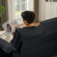 Canapé-lit modulaire 120 po en velours côtelé avec rangement 120 po-291643268