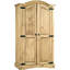 Dean 2 Door Solid Wood Wardrobe