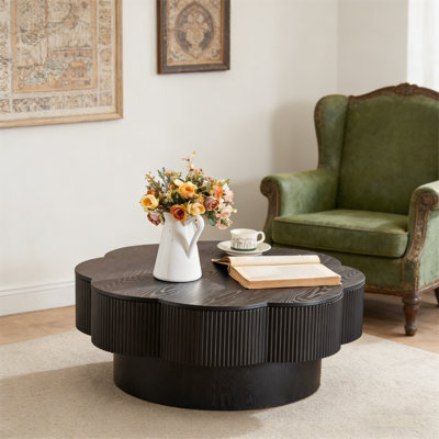 31.50"Modern Flower Shaped Coffee Table