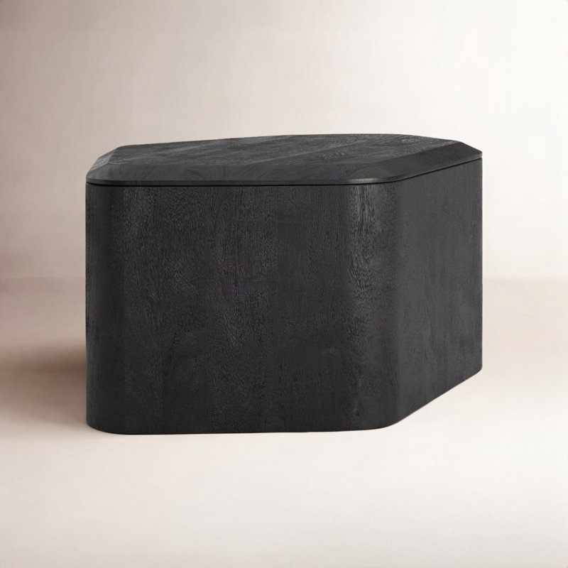 Hoard Solid Wood End Table, 18" H x 22" W x 18" D, Acacia