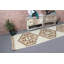 Tapis de couloir turc beige Vintage Herki parfait pour les escaliers et la cuisine de conception antique, idéal pour la décoration intérieure