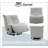 Talmon Oyster Chenille Glider Recliner with Swivel-1428420714